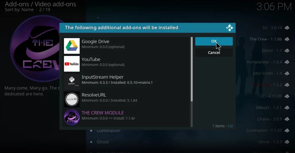 Step 19 - additional addons