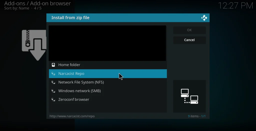 Step 12 - Select Source