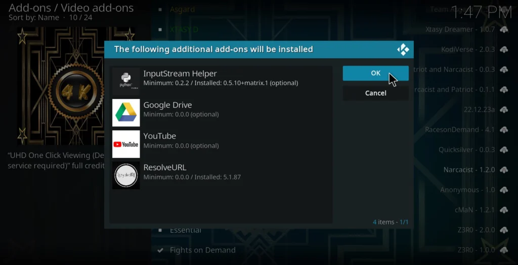 Step 19 - Install additional add-ons