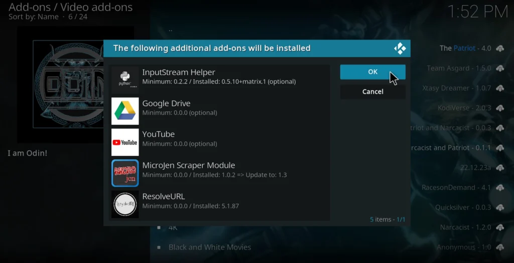 Step 19 - Install additional add-ons