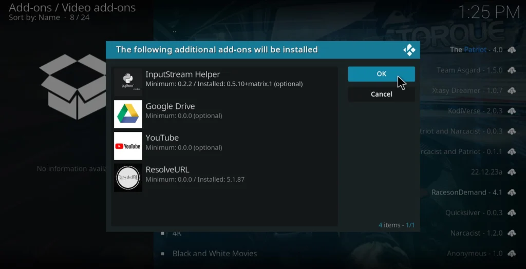 Step 19 - Install additional add-ons